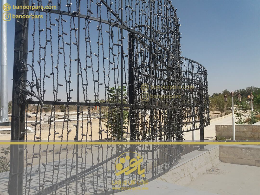 ریسه های سوزنی سیم ضخیم ، آنتی یو وی ، ضد آب در المان نوری پرچم