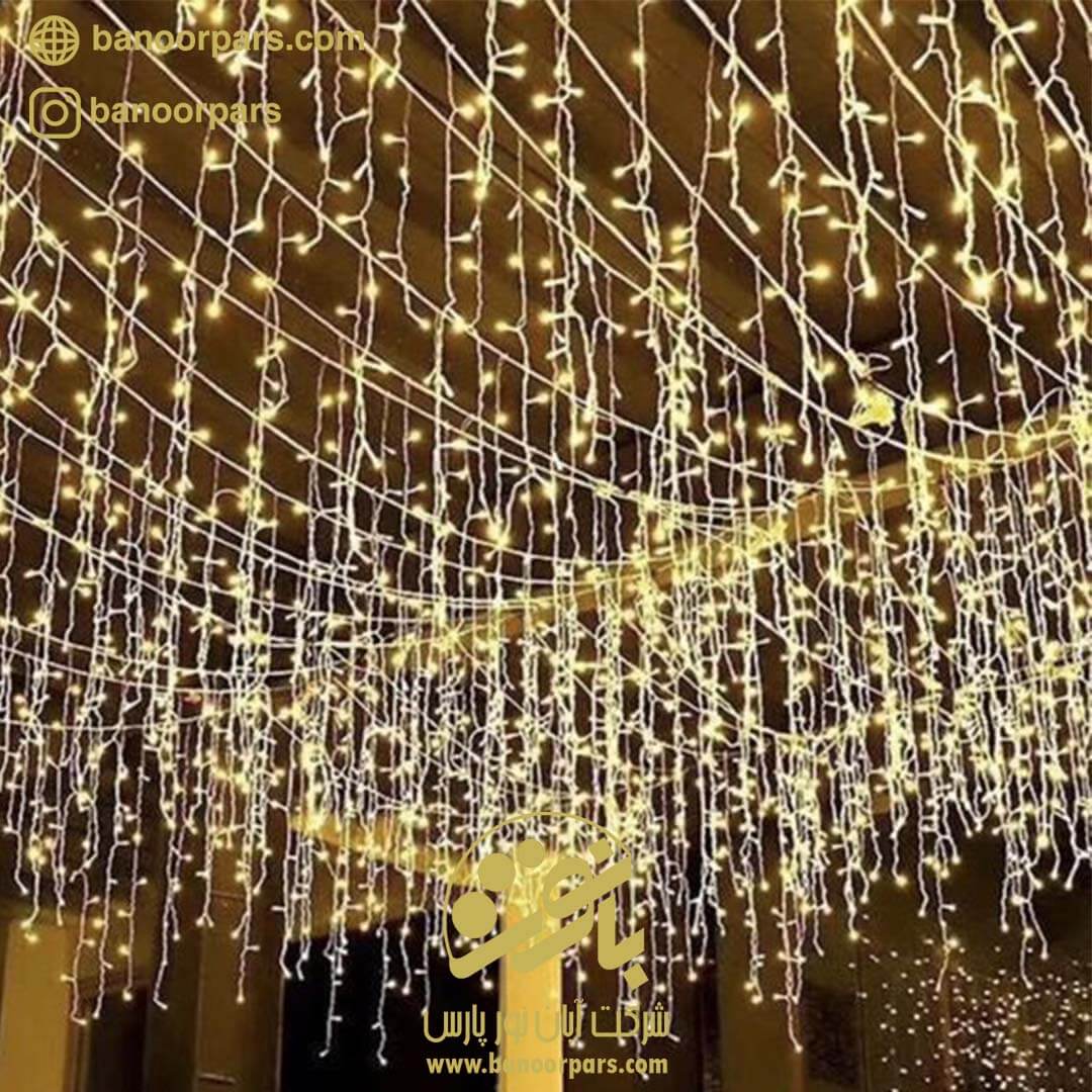 نورپردازی زیر آلاچیق ، کلبه و محیط باغ و حیات